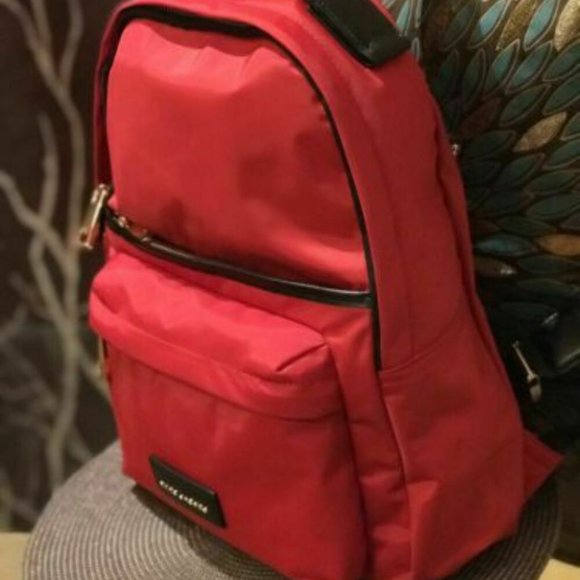 New Marc Jacobs Red nylon Backpack In Red main image 5